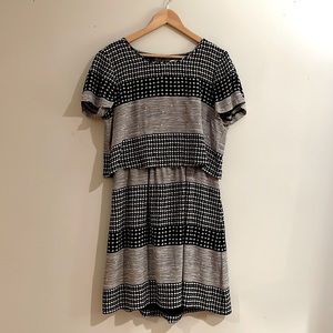 Madewell Tribal pattern silk dress